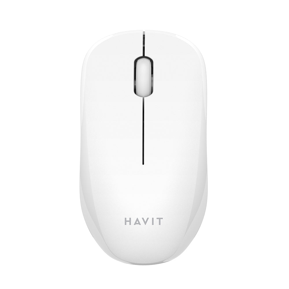 Mouse Wireless HAVIT MS66GT, 1200DPI, Bianco Blu