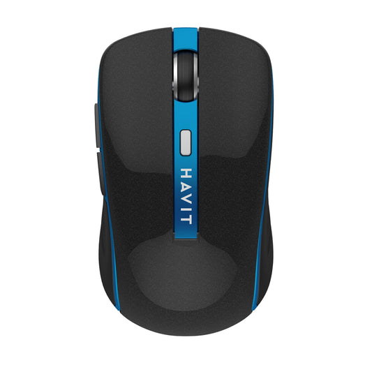 Mouse Wireless HAVIT MS951GT, 1000DPI - 1600DPI, Nero Blu