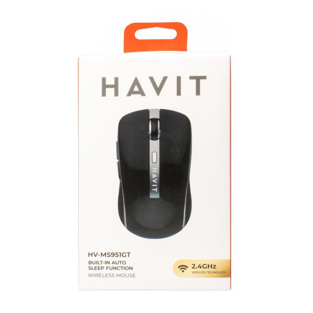 Mouse Wireless HAVIT MS951GT, 1000DPI - 1600DPI, Nero Blu