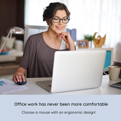 Mouse Wireless HAVIT MS989GT, 800DPI - 1600DPI, Nero Blu