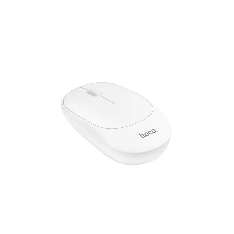 Mouse Wireless HOCO DI04, 1200DPI, BT / Wi-Fi, Bianco