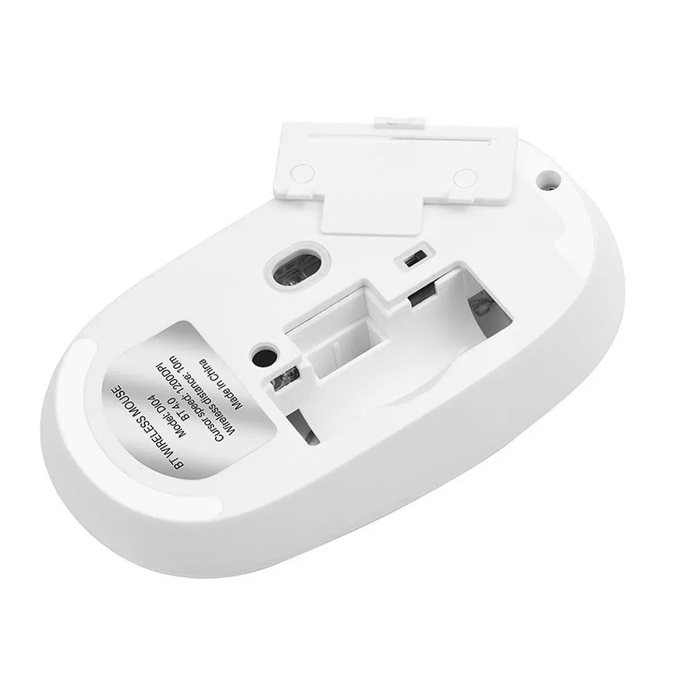Mouse Wireless HOCO DI04, 1200DPI, BT / Wi-Fi, Bianco