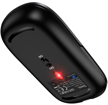 Mouse Wireless HOCO GM43, 1600DPI, BT / Wi-Fi, Grigio