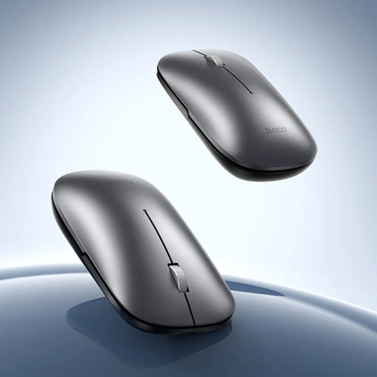 Mouse Wireless HOCO GM43, 1600DPI, BT / Wi-Fi, Grigio