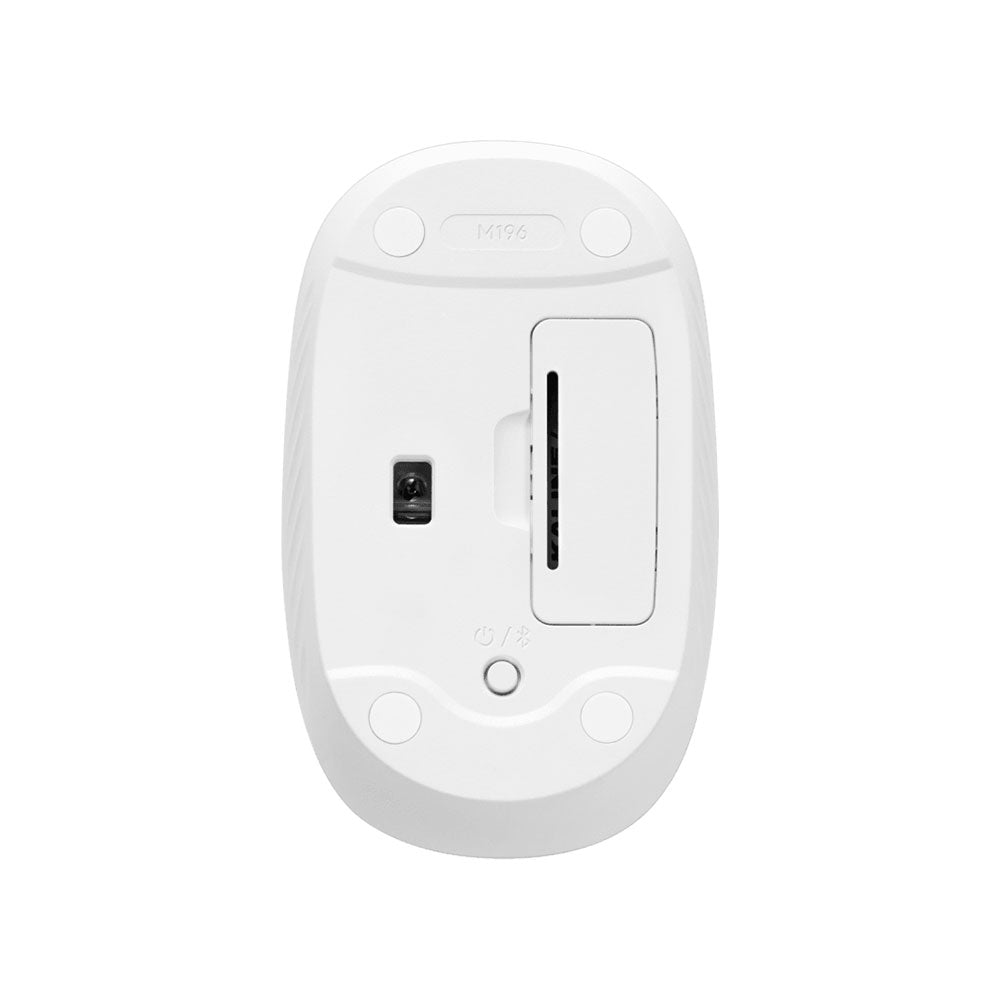 Mouse Wireless Logitech M196, 1000DPI, Bianco 910-007460