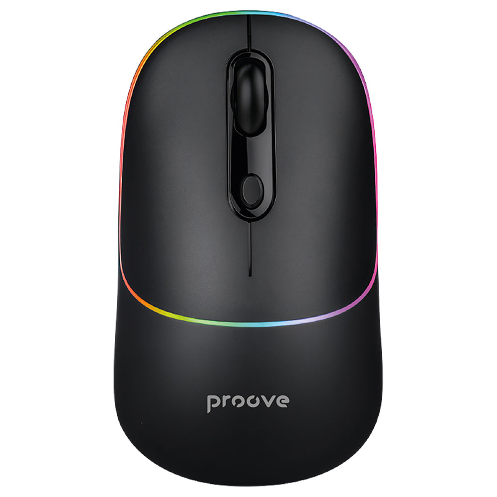 Mouse Wireless Proove Blink, RGB, 800DPI - 1600DPI, BT / Wi-Fi, Nero WMBL00002001