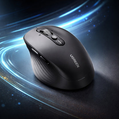 Mouse Wireless UGREEN M752 (75498B), 5000DPI, BT / Wi-Fi, Nero