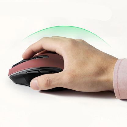 Mouse Wireless UGREEN MU006, 4000DPI, Rosso