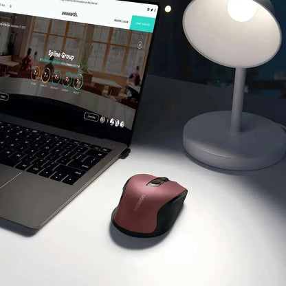 Mouse Wireless UGREEN MU006, 4000DPI, Rosso