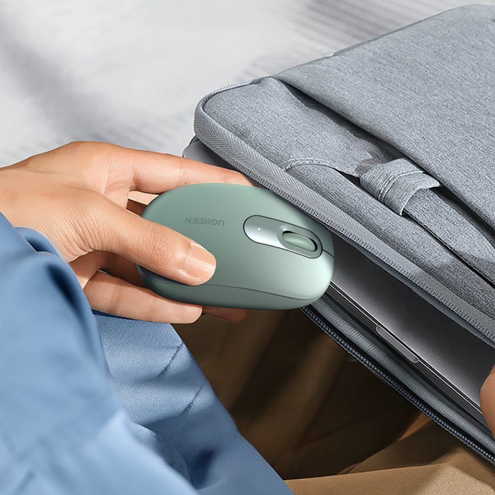 Mouse Wireless UGREEN MU105, 2400DPI, Verde