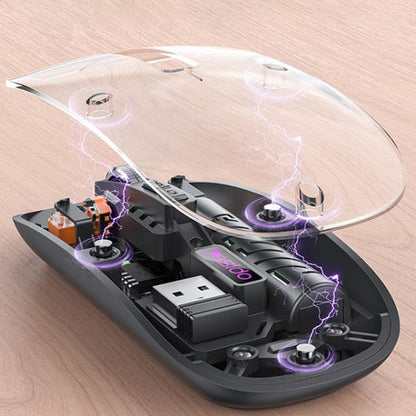 Mouse Wireless Yesido KB29, 800DPI - 1600DPI, BT / Wi-Fi, Nero