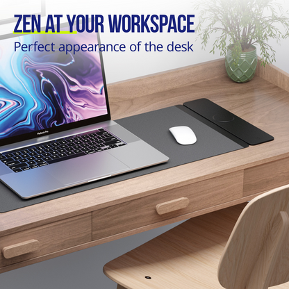 MousePad Allity. ALP-100 4in1 con Ricarica Wireless per Telefono / Orologio / Cuffie, Nero