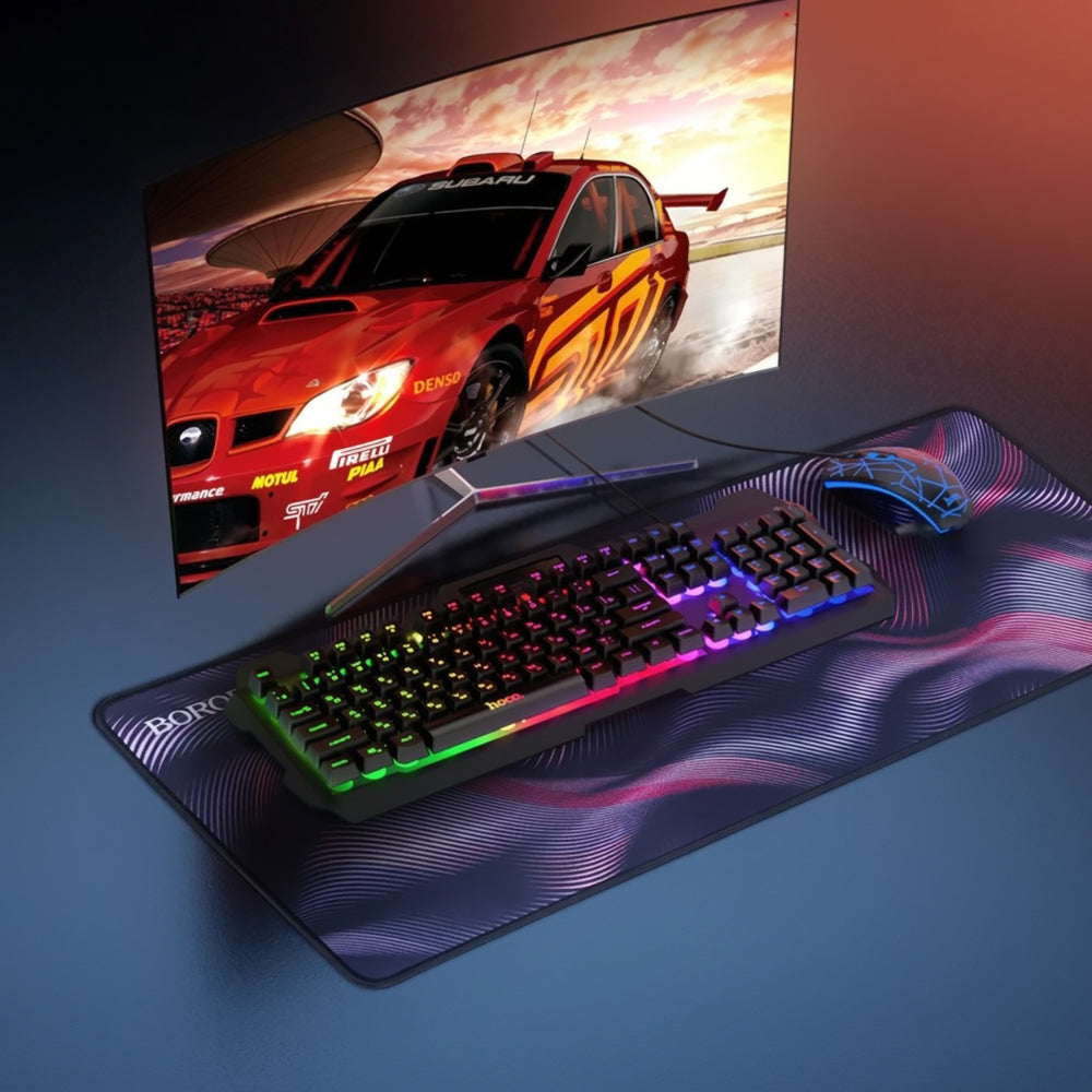 MousePad Borofone BG12 Illustrious, 800mm x 300mm, Multicolore