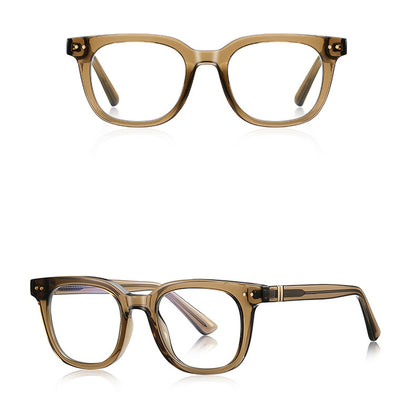 Occhiali Da Computer Uomo Techsuit 2229, Anti-Luce Blu, Marrone Chiaro