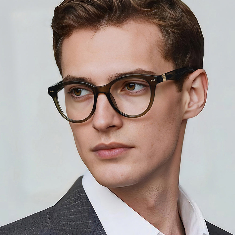 Occhiali Da Computer Uomo Techsuit 2231, Anti-Luce Blu, Verdi