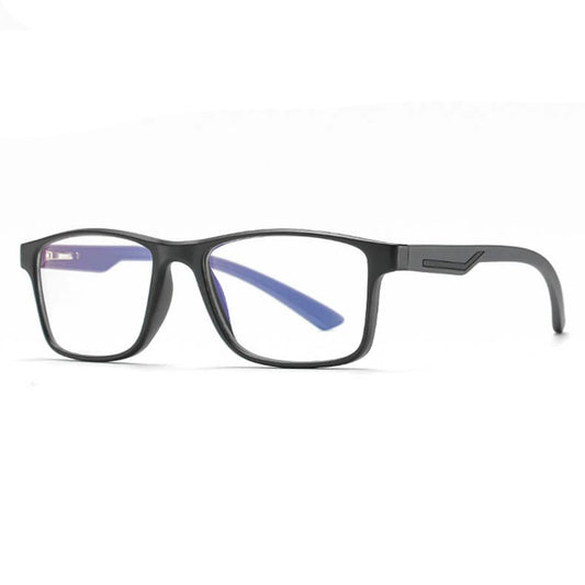 Men's Techsuit F2388 Computer Glasses, Anti-Blue Light, Black