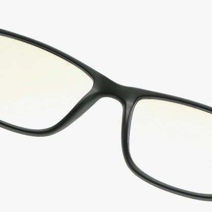 Occhiali da Computer Uomo Techsuit F2388, Anti-Luce Blu, Nero Grigio
