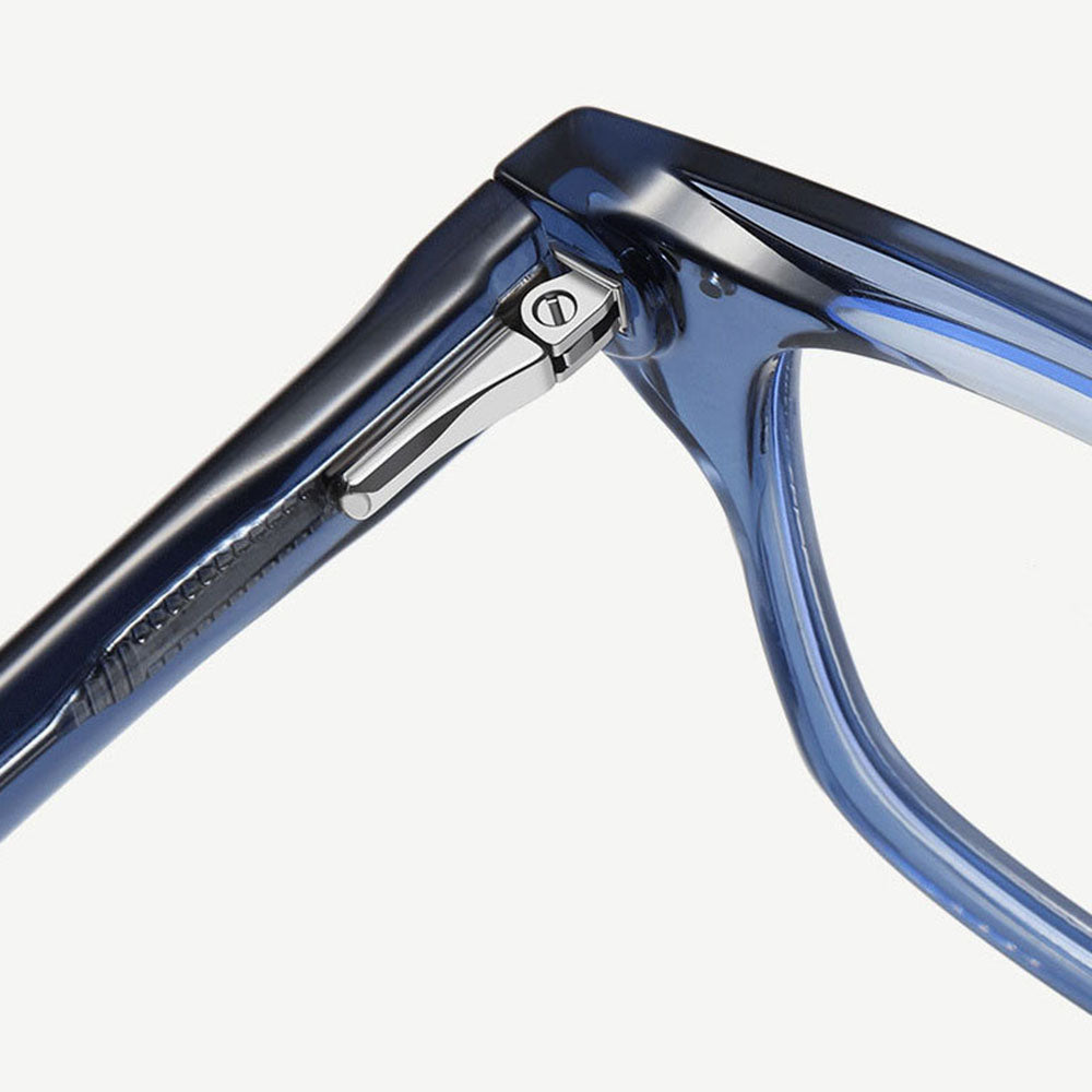 Occhiali da Computer Uomo Techsuit LS084, Anti-Luce Blu, Azzurri Trasparenti