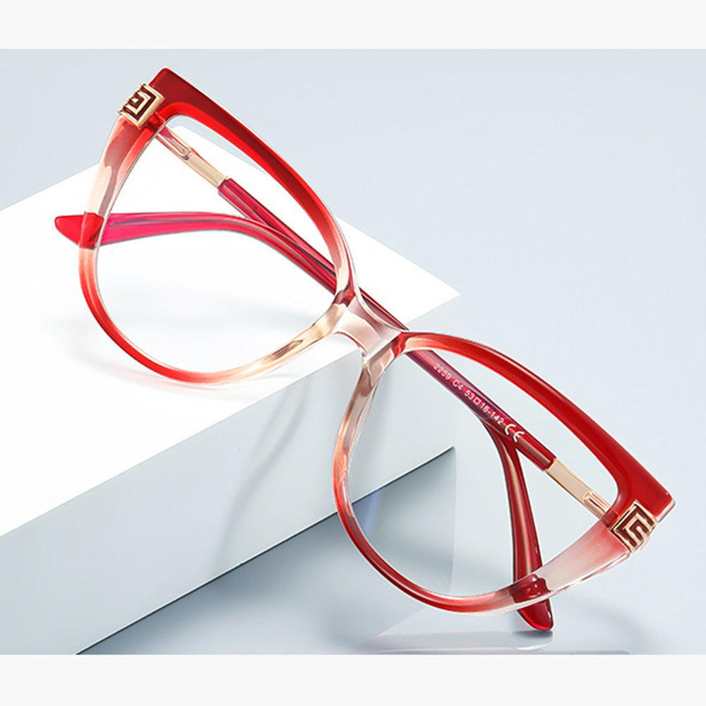 Occhiali Da Computer Donna Techsuit 2259, Anti-Luce Blu, Marrone