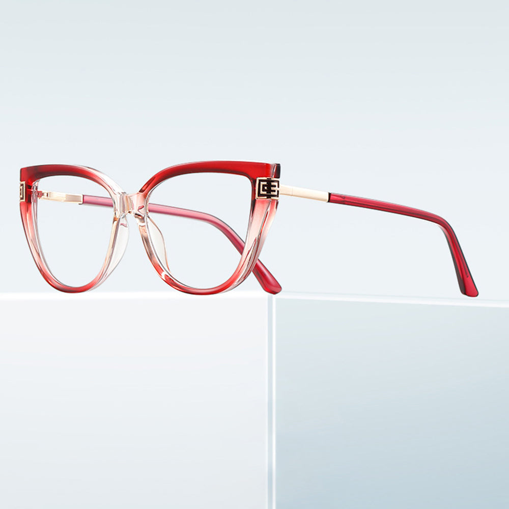 Occhiali Da Computer Donna Techsuit 2259, Anti-Luce Blu, Marrone