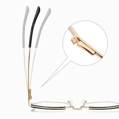 Occhiali Da Computer Donna Techsuit 3156, Anti-Luce Blu, Oro Rosa