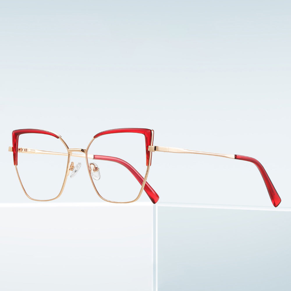 Occhiali Da Computer Donna Techsuit 3156, Anti-Luce Blu, Oro Rosa