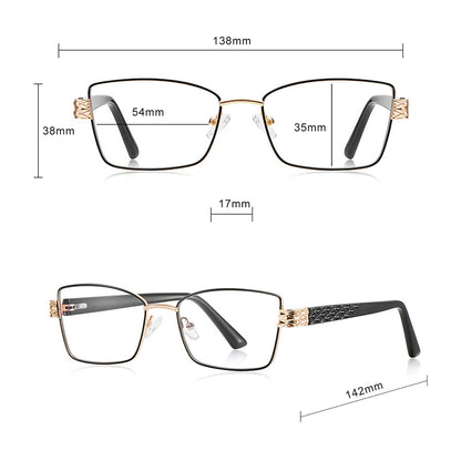 Occhiali Da Computer Donna Techsuit 3171, Anti-Luce Blu, Neri