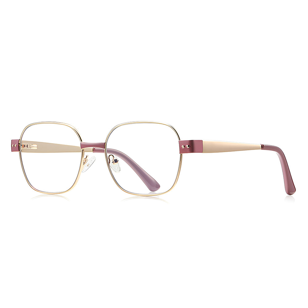 Occhiali da Computer Donna Techsuit 3172, Anti-Luce Blu, Rosa Dorato