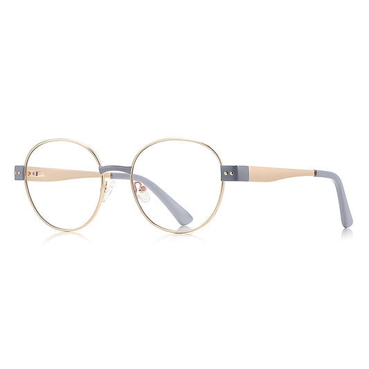 Occhiali da Computer Donna Techsuit 3175, Anti-Luce Blu, Oro Grigio Chiaro