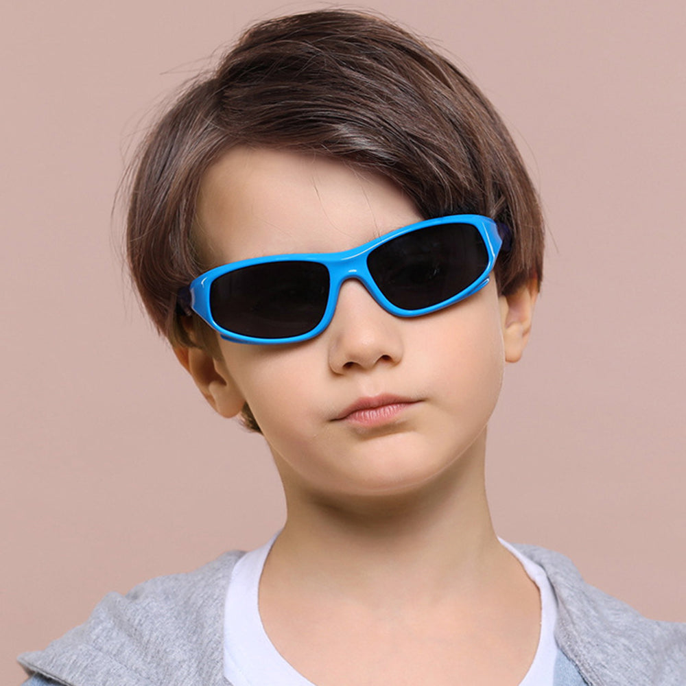 Techsuit 816-C2 Kids' Sport Sunglasses, Polarized, Yellow Pink