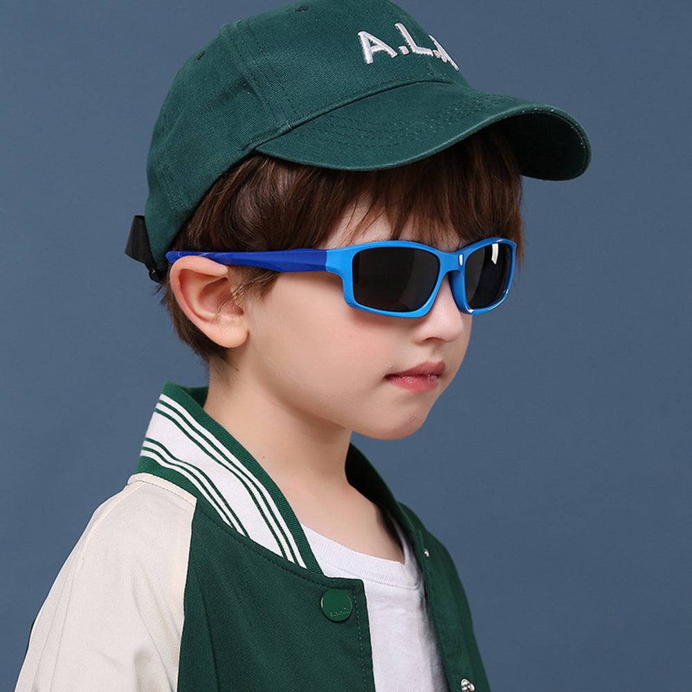 Techsuit 8202-C21 Kids' Sport Sunglasses, Polarized, Navy Pink