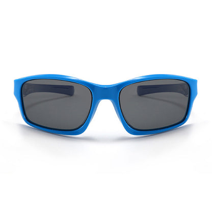 Occhiali da Sole Sportivi per Bambini Techsuit 8202-C29, Polarizzati, Blu