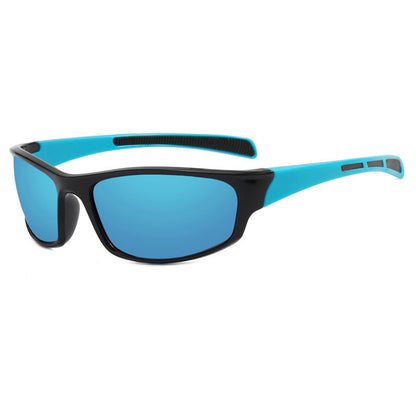 Occhiali da Ciclismo Unisex Techsuit 9937, Neri Blu