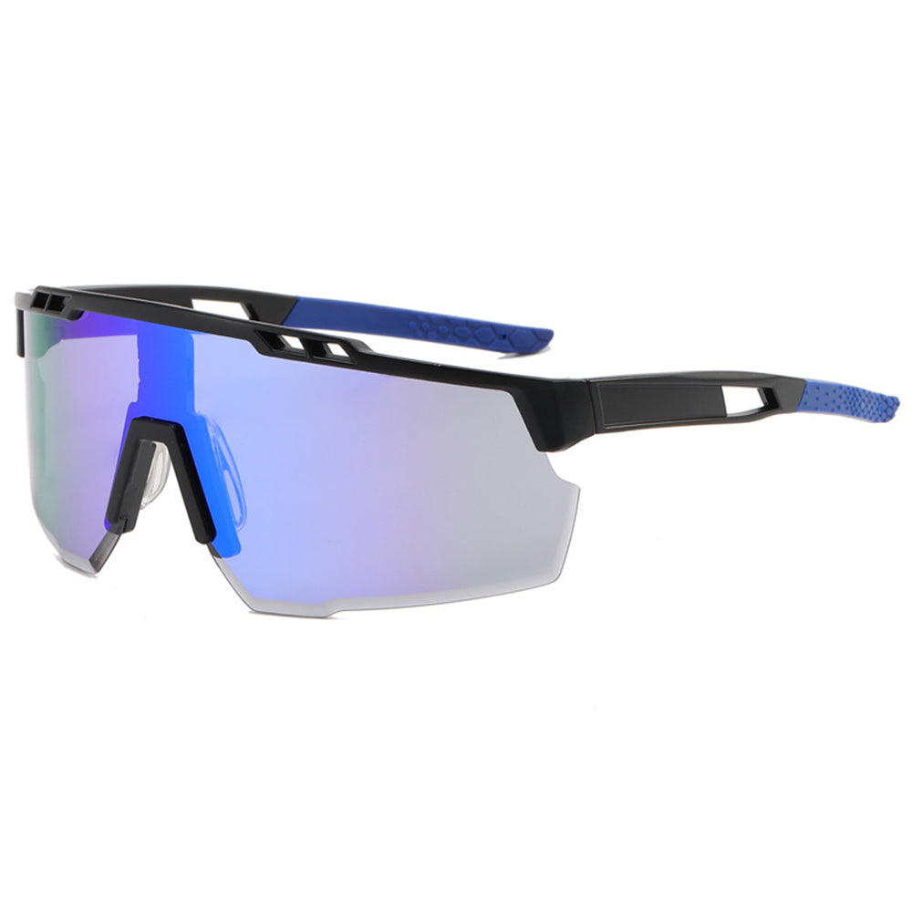 Occhiali da Ciclismo Unisex Techsuit 9963, Neri Blu
