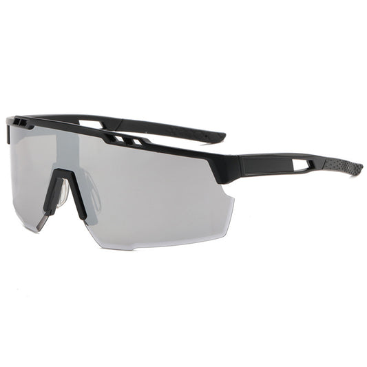 Occhiali da Ciclismo Unisex Techsuit 9963, Neri Grigio