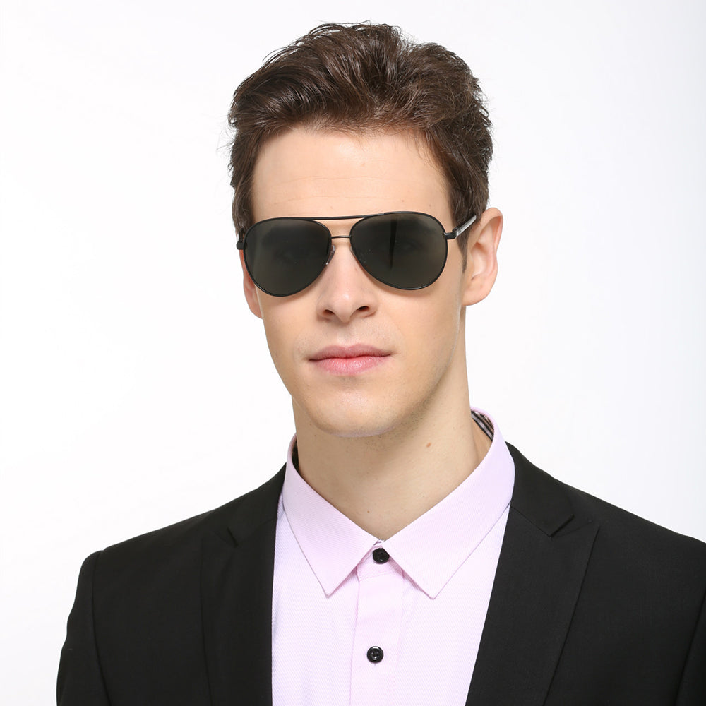 Occhiali da Sole Uomo Techsuit 2150, Polarizzati, Protezione UV, Grigio