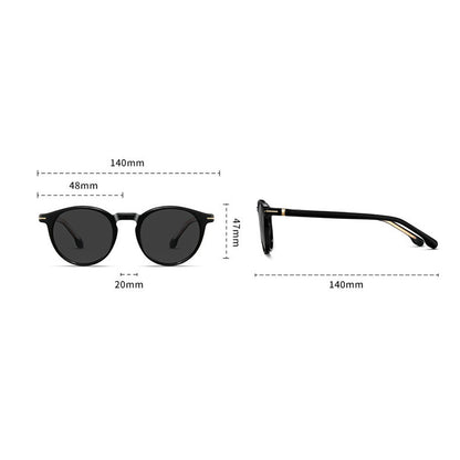 Occhiali da Sole Uomo Techsuit 31235, Polarizzati, Neri Gialli