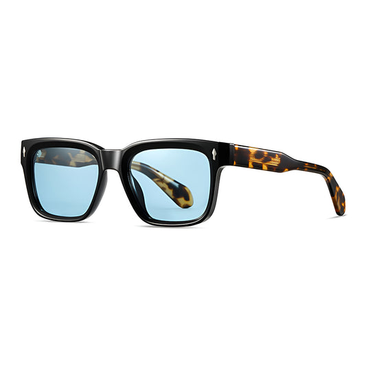 Occhiali da Sole Uomo Techsuit 31246, Polarizzati, Protezione UV, Marrone Blu