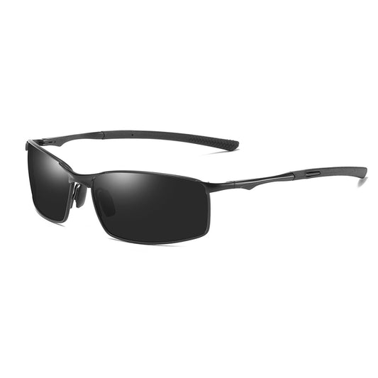 Occhiali da Sole Uomo Techsuit 559, Polarizzati, Protezione UV, Neri