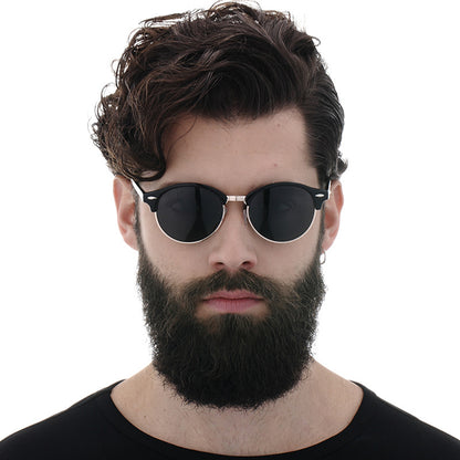 Occhiali da Sole Uomo Techsuit 66612, Polarizzati, Protezione UV, Neri