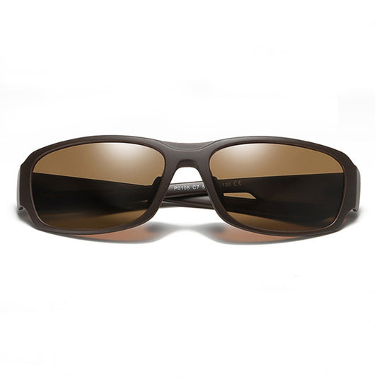 Occhiali da Sole Uomo Techsuit MM108, Polarizzati, Protezione UV, Marrone