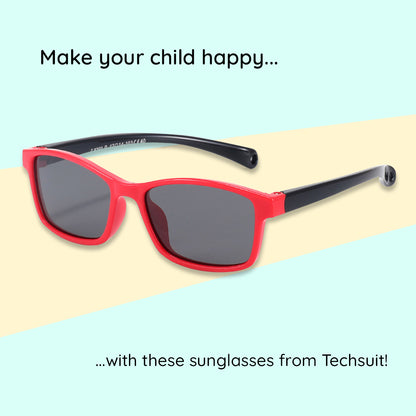 Occhiali da Sole per Neonati Techsuit 8260-C34, Polarizzati, Viola Turchese