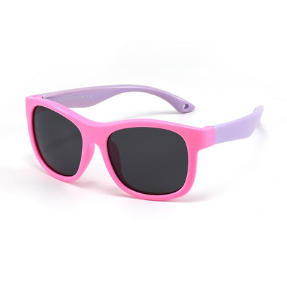 Occhiali da Sole per Neonati Techsuit 8306-C42, Polarizzati, Rosa Viola