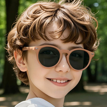 Occhiali da Sole Bambini Techsuit 602, Polarizzati, Protezione UV, Neri