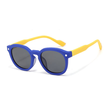 Occhiali da Sole per Bambini Techsuit 616, Polarizzati, Protezione UV, Blu Gialli