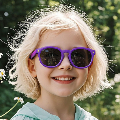 Occhiali da Sole per Bambini Techsuit 616, Polarizzati, Protezione UV, Blu Gialli