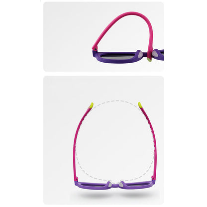 Occhiali da Sole per Bambini Techsuit 616, Polarizzati, Protezione UV, Blu Gialli