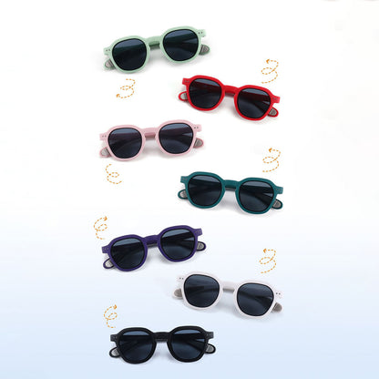 Occhiali da Sole Bambini Techsuit 8447, Polarizzati, Protezione UV, Neri