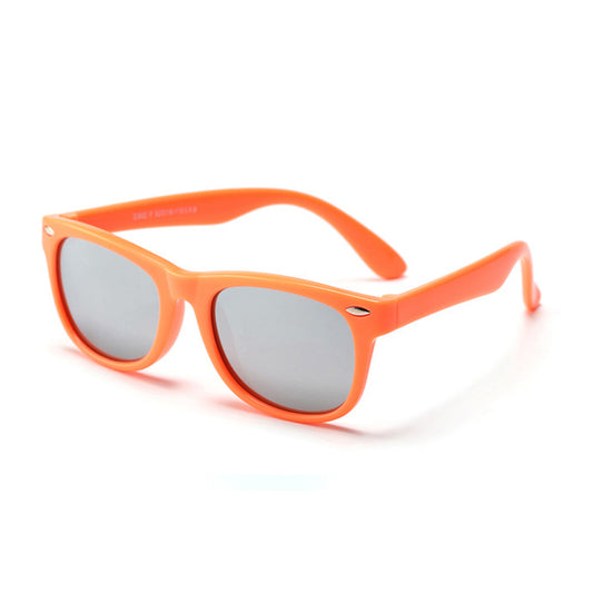 Occhiali da Sole per Bambini Techsuit D802, Polarizzati, Protezione UV, Arancioni