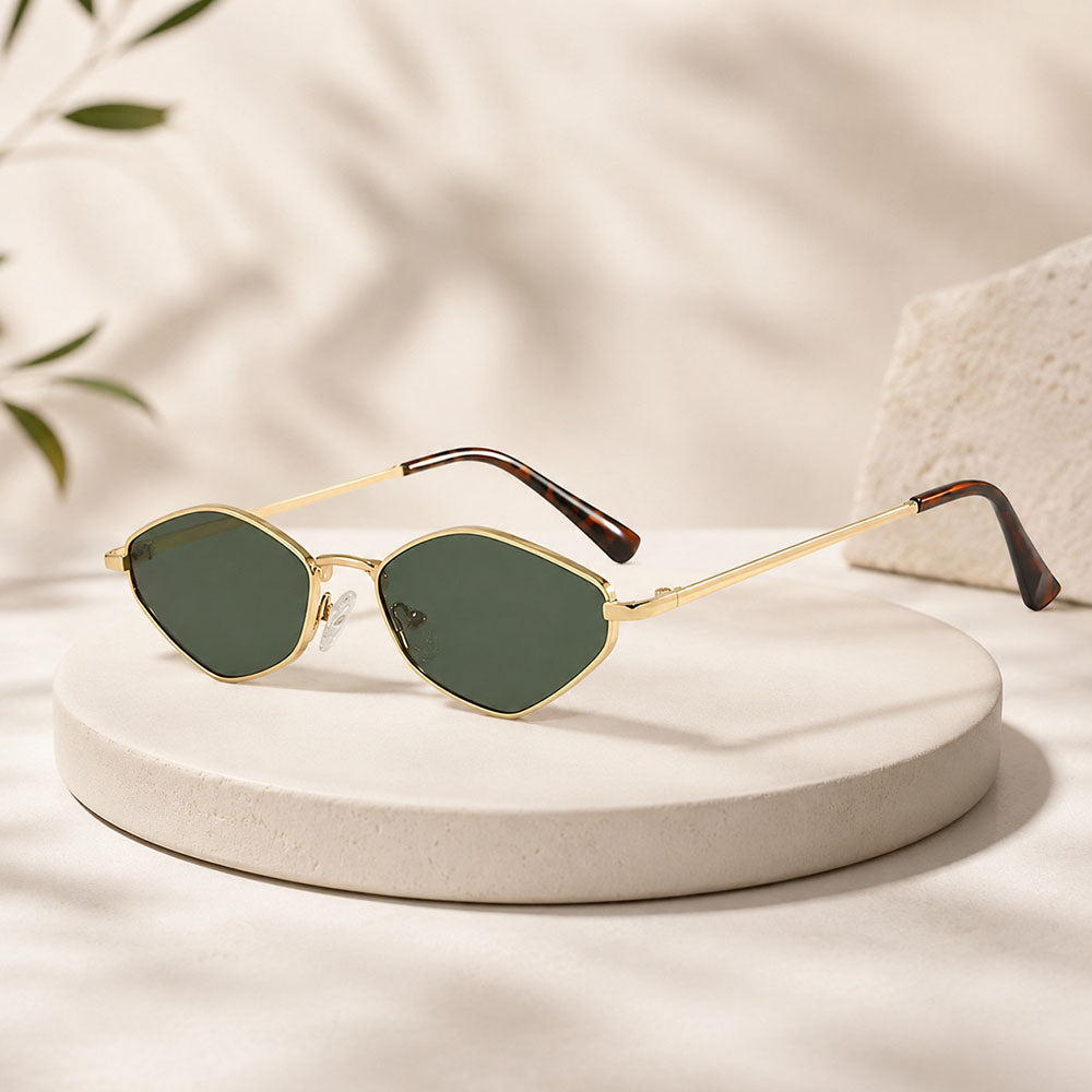Occhiali da Sole Donna Techsuit 6206, Oro Verde
